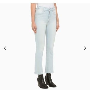 Mother The Hustler Pina Colada cropped jeans 28